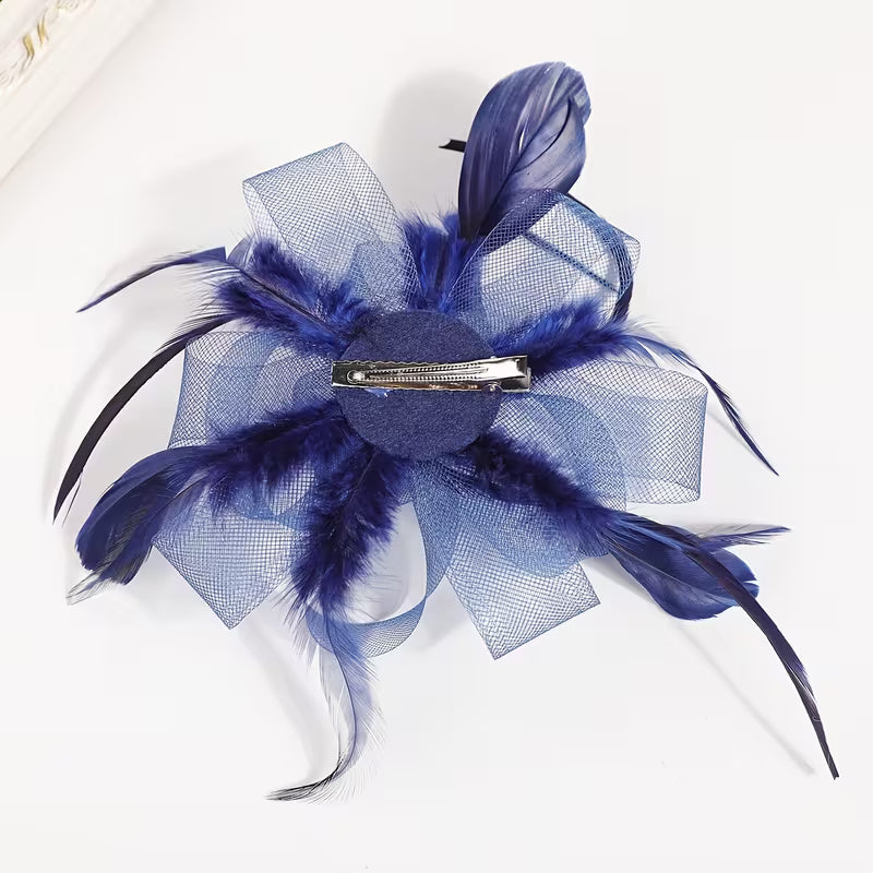 Navy Blue Head Piece