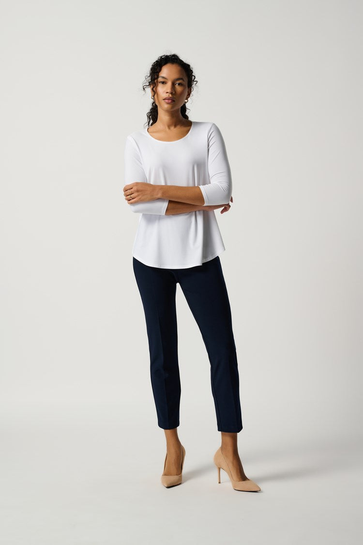 Classic Cropped Pant in Midnight Blue