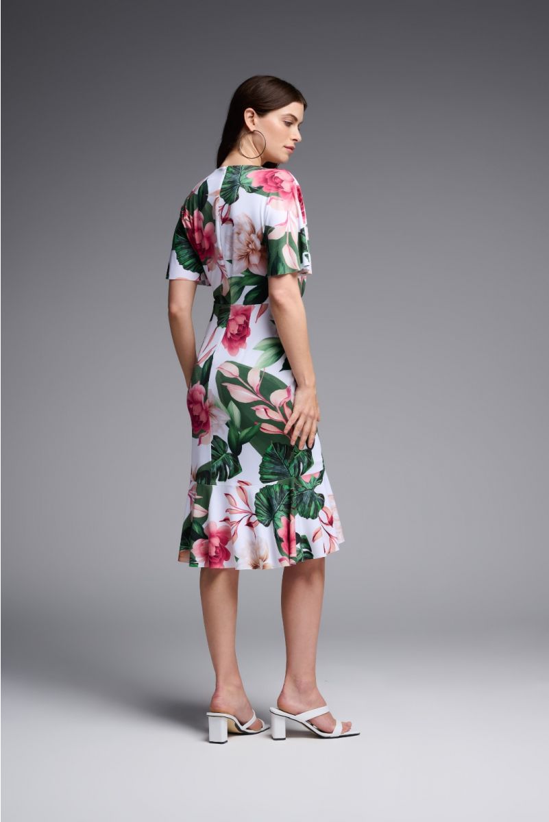 Floral Wrap Dress 231722