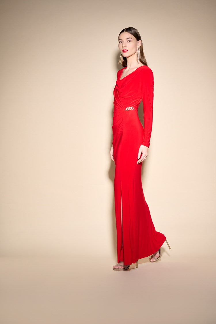 Cowl Neck Maxi Dress 233752