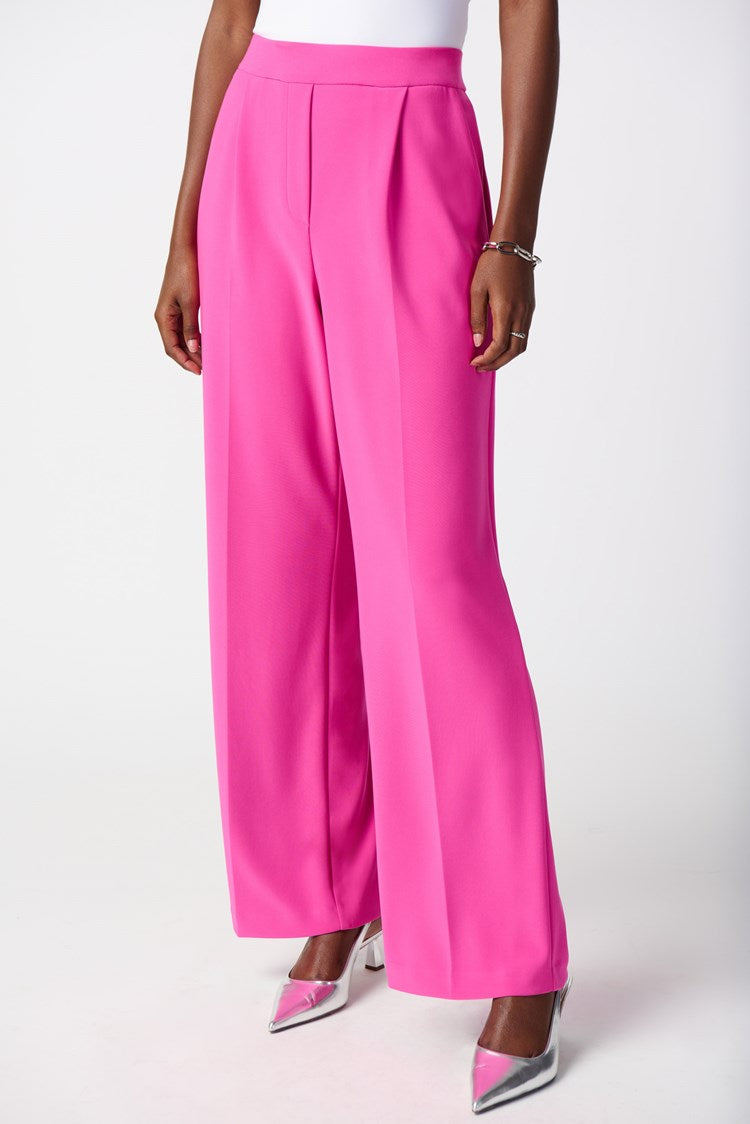 Silky Knit Wide-Leg Pants 241095