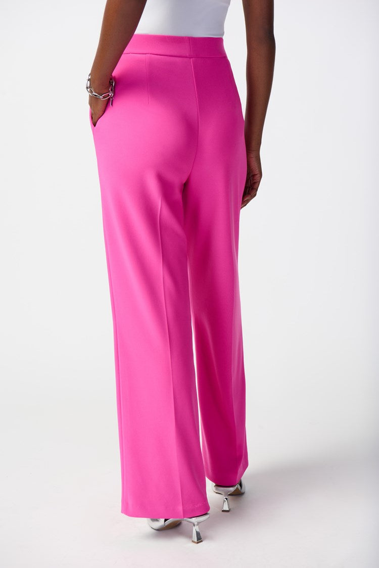 Silky Knit Wide-Leg Pants 241095