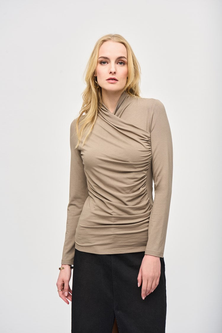 Jersey Knit Fitted Top 243148