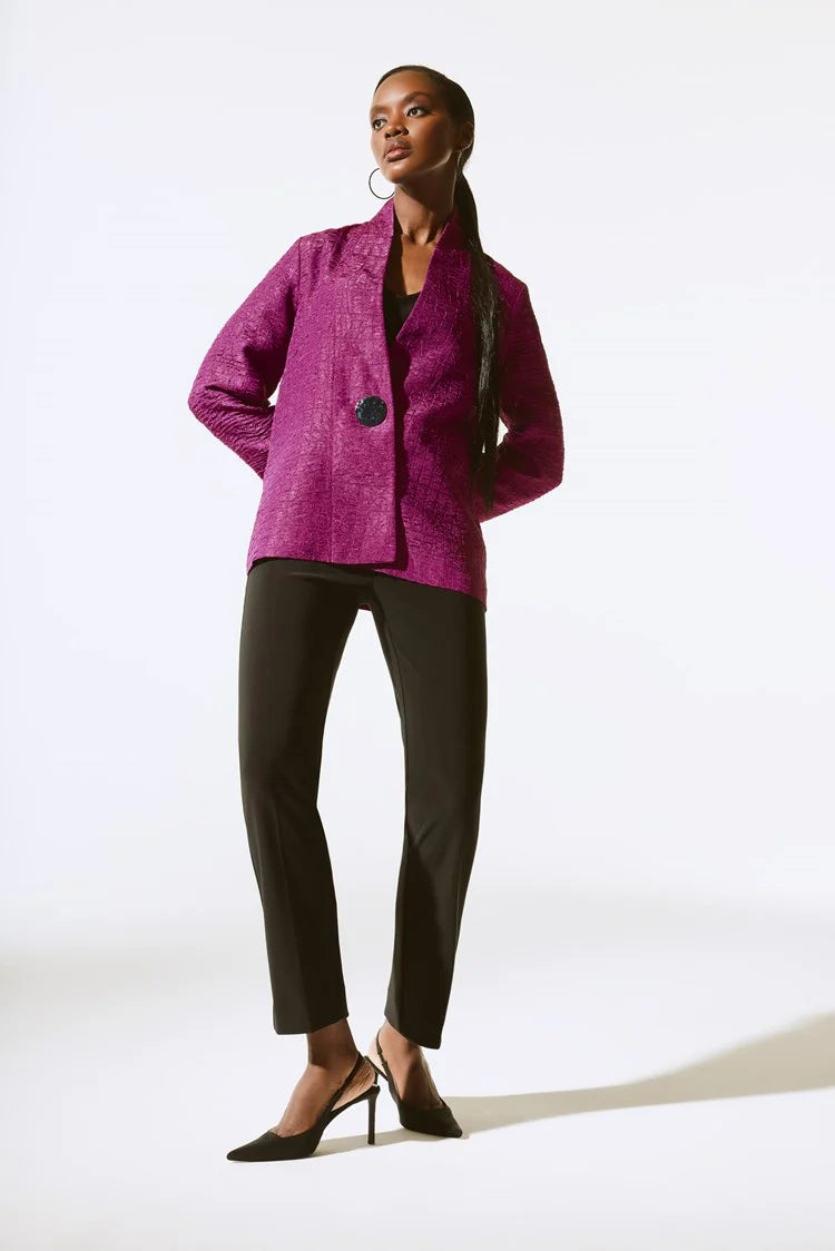 Textures Jacquard Trapeze Jacket 243788