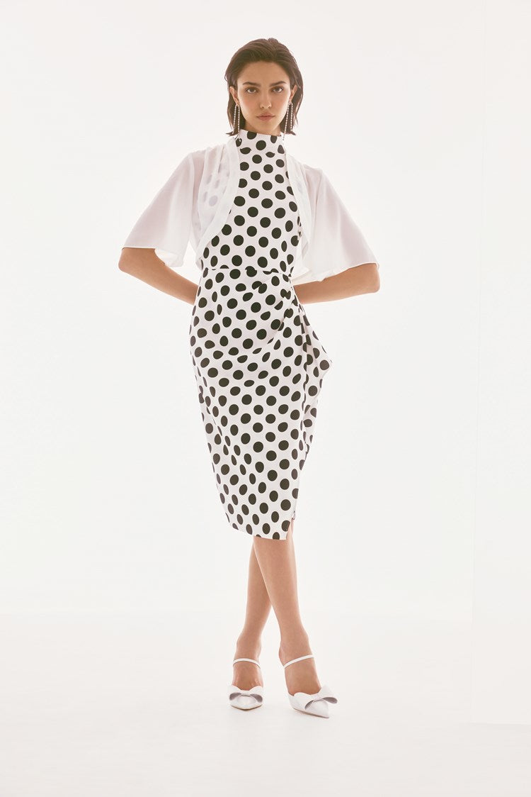 Georgette Bell Sleeve Bolero 243798S25