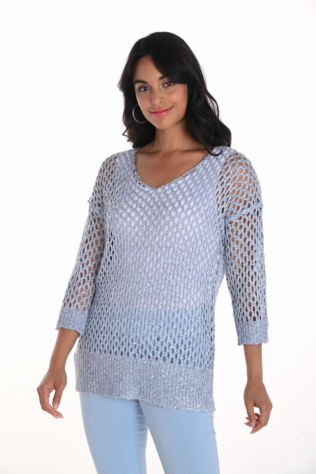 V-neck Relaxed Fit Pullover 251522