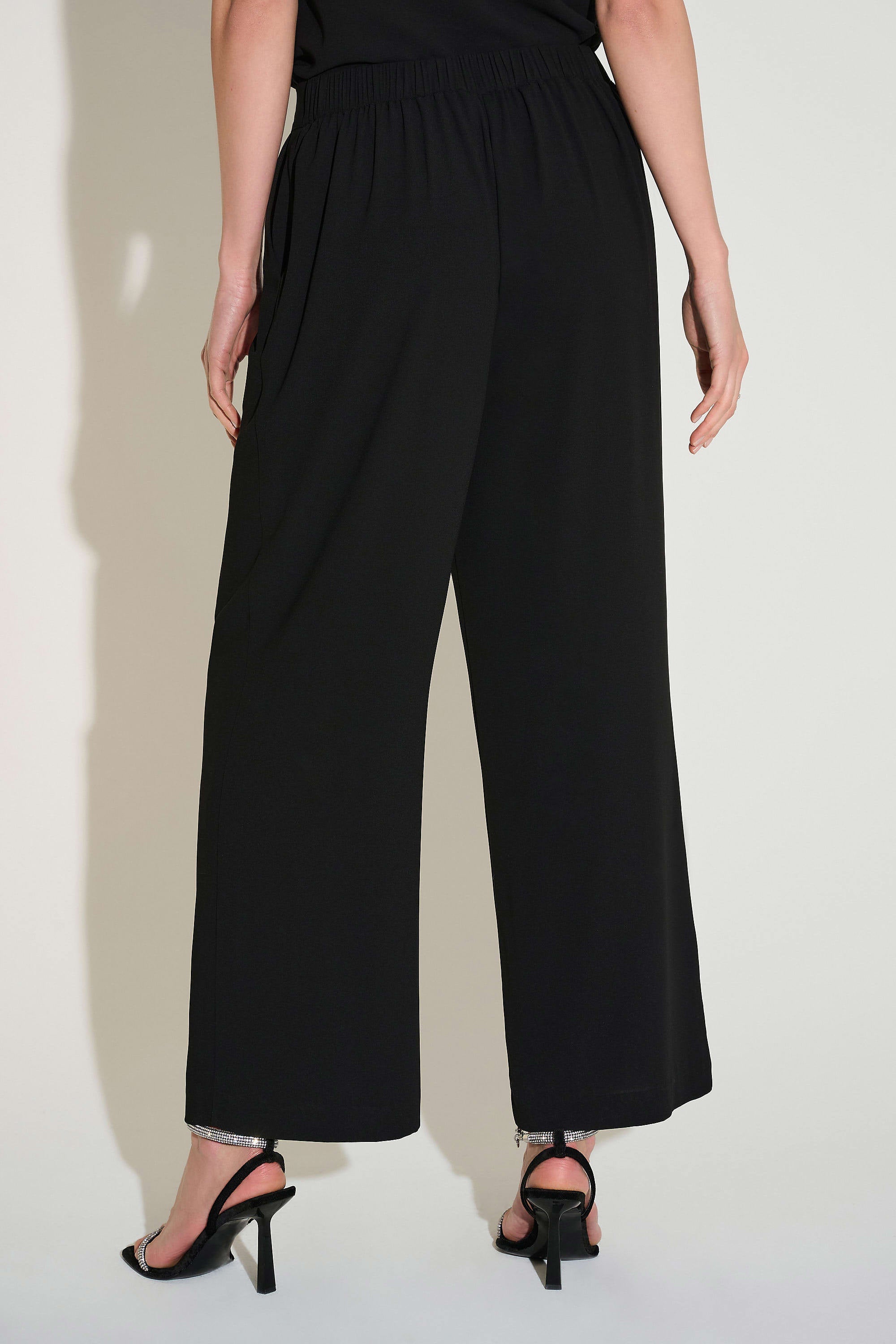 Georgette Straight Leg Pants 253756