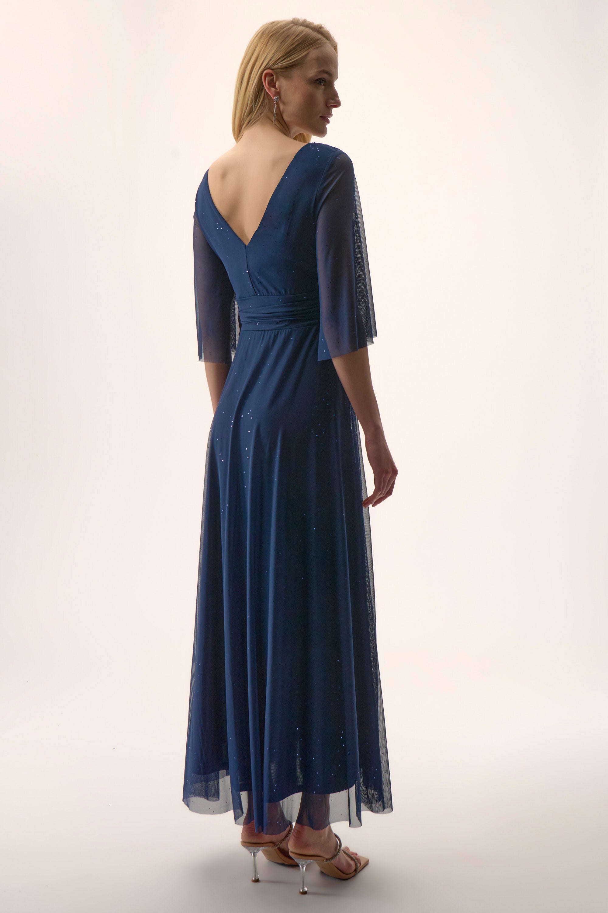 Sparkle Mesh A-Line Dress 254723