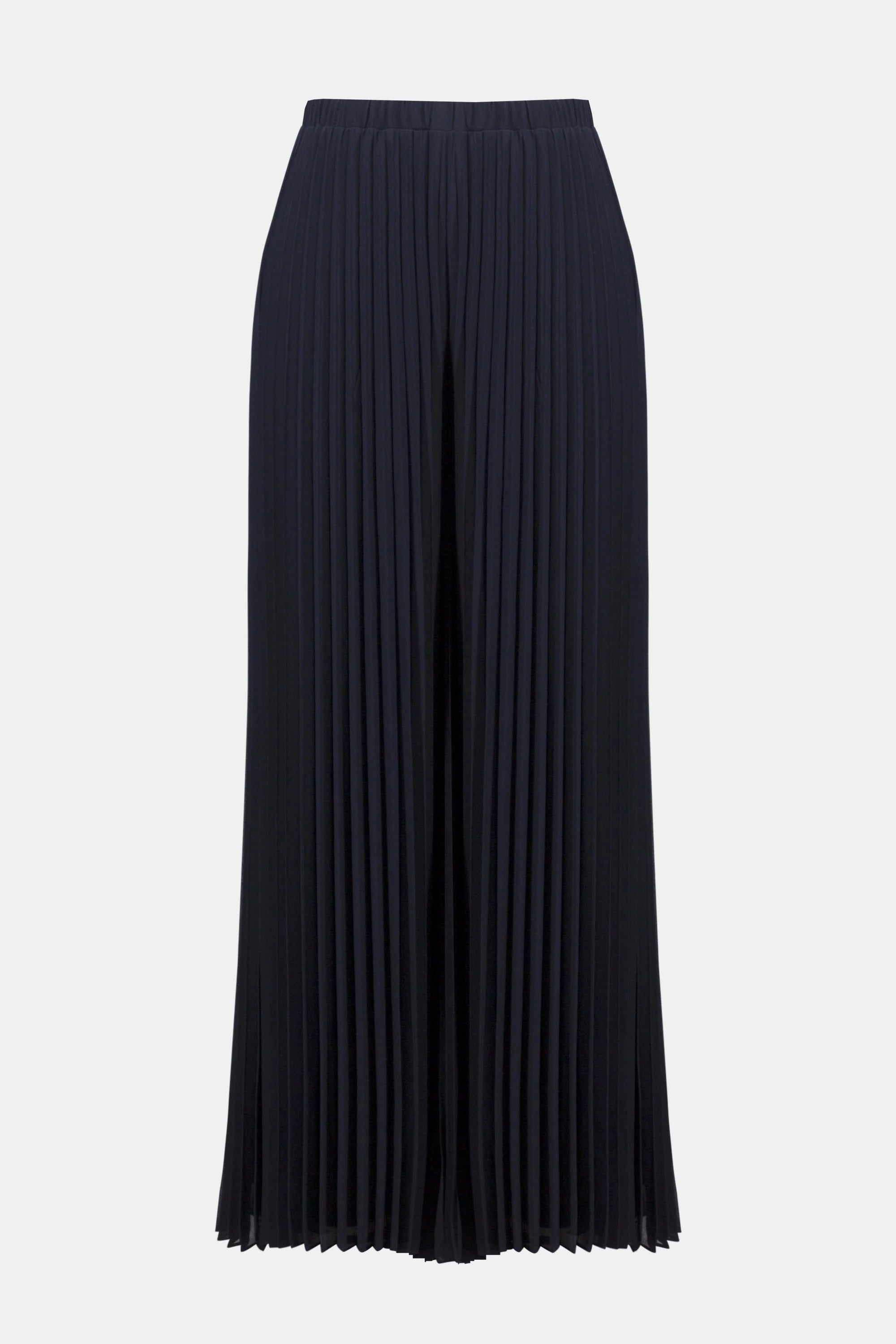Pleated Chiffon Wide Leg Pants 254724