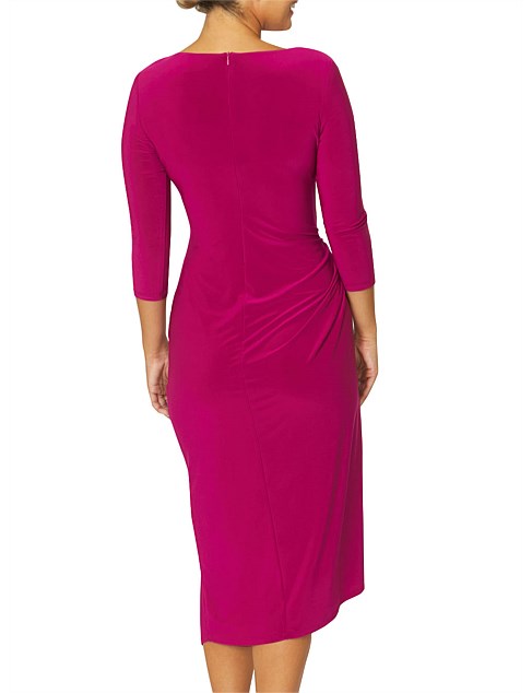 Fuchsia Stretch Jersey Dress SE17493