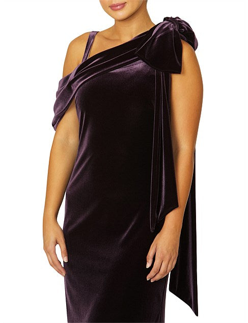 Amethyst Velour Gown-CLEARANCE