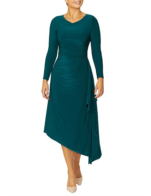 Forest Green Stretch Jersey Dress MT17482