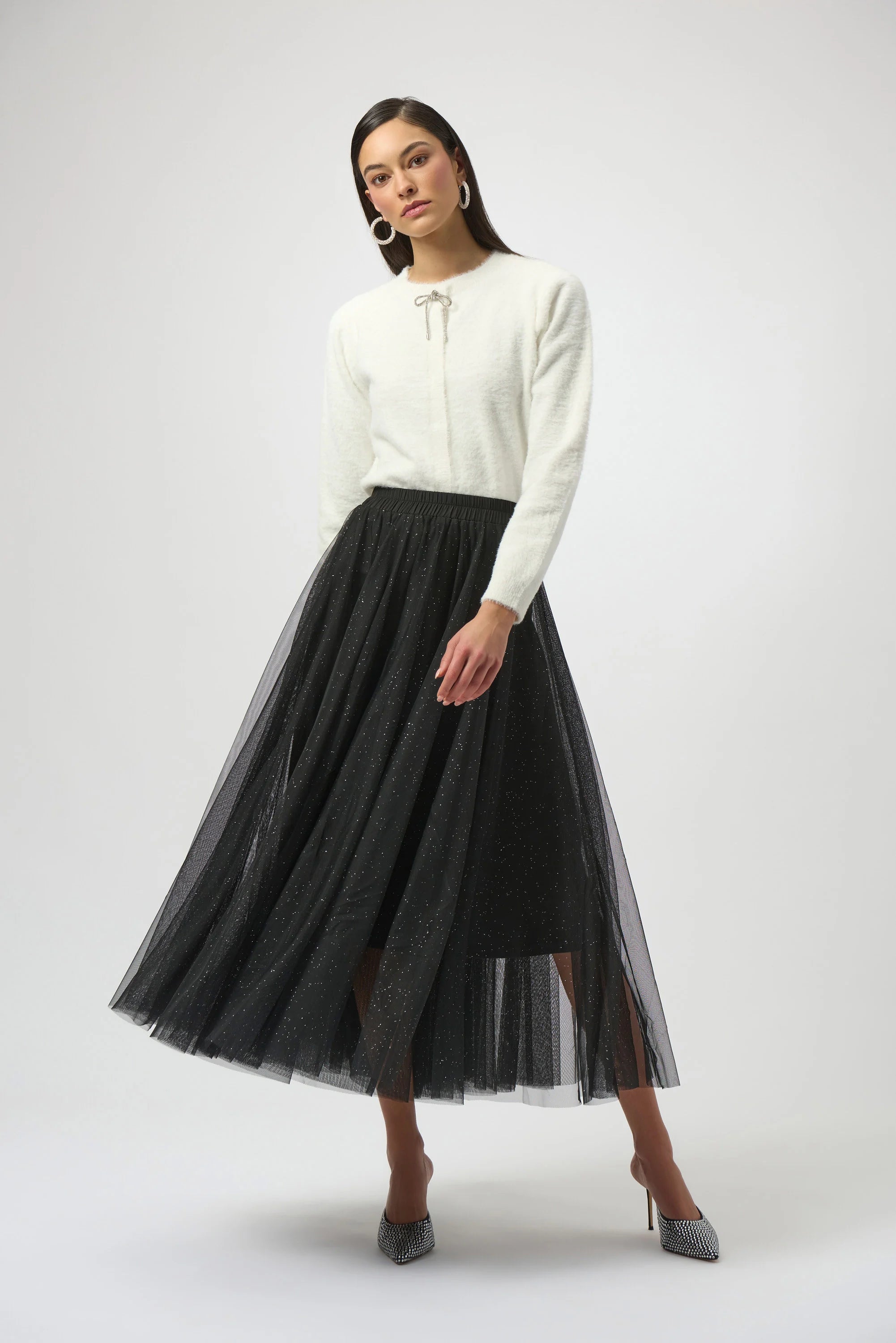 Tulle Flared Skirt 254927