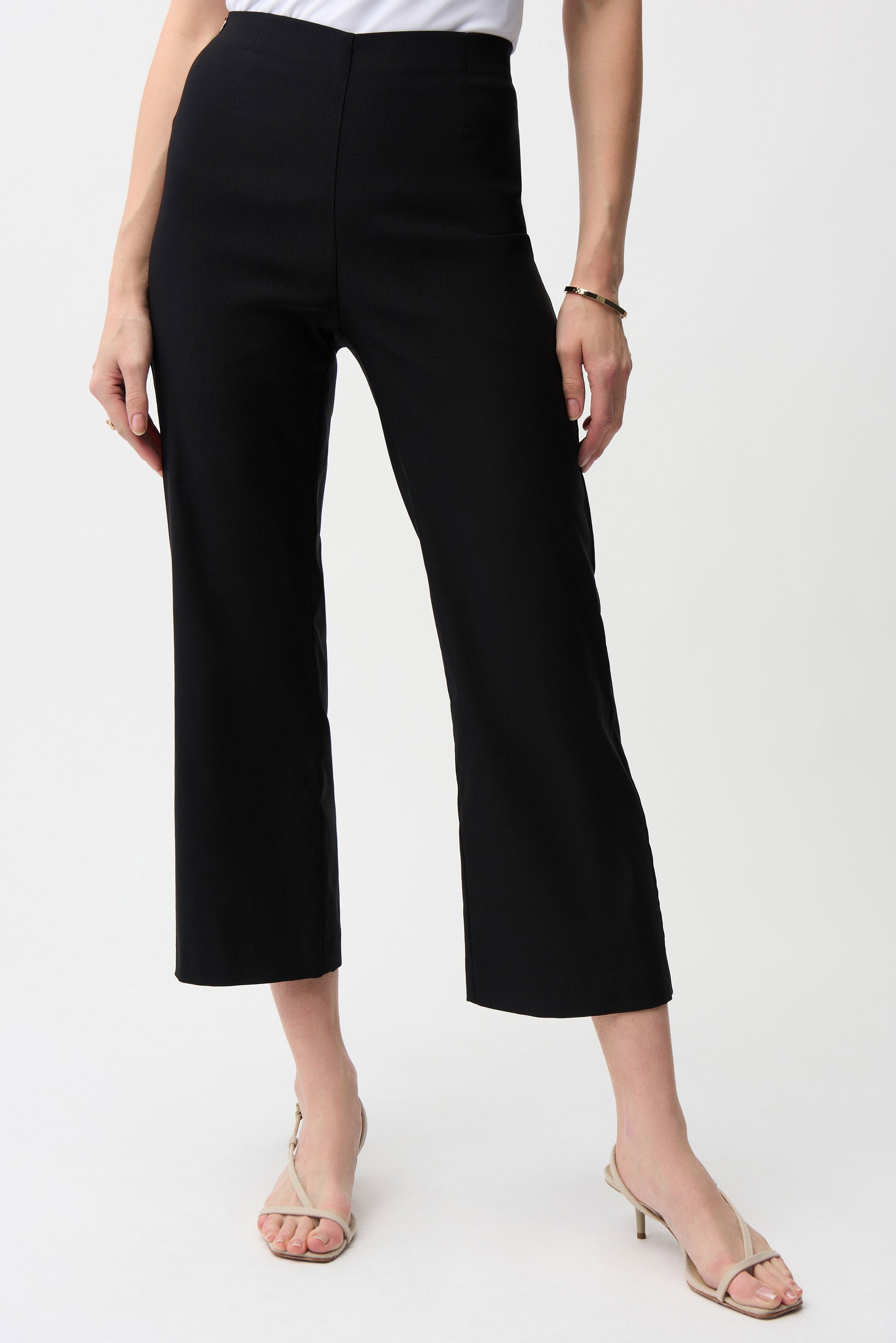 Soft Micro Twill Pull-On Culotte Pants 261024