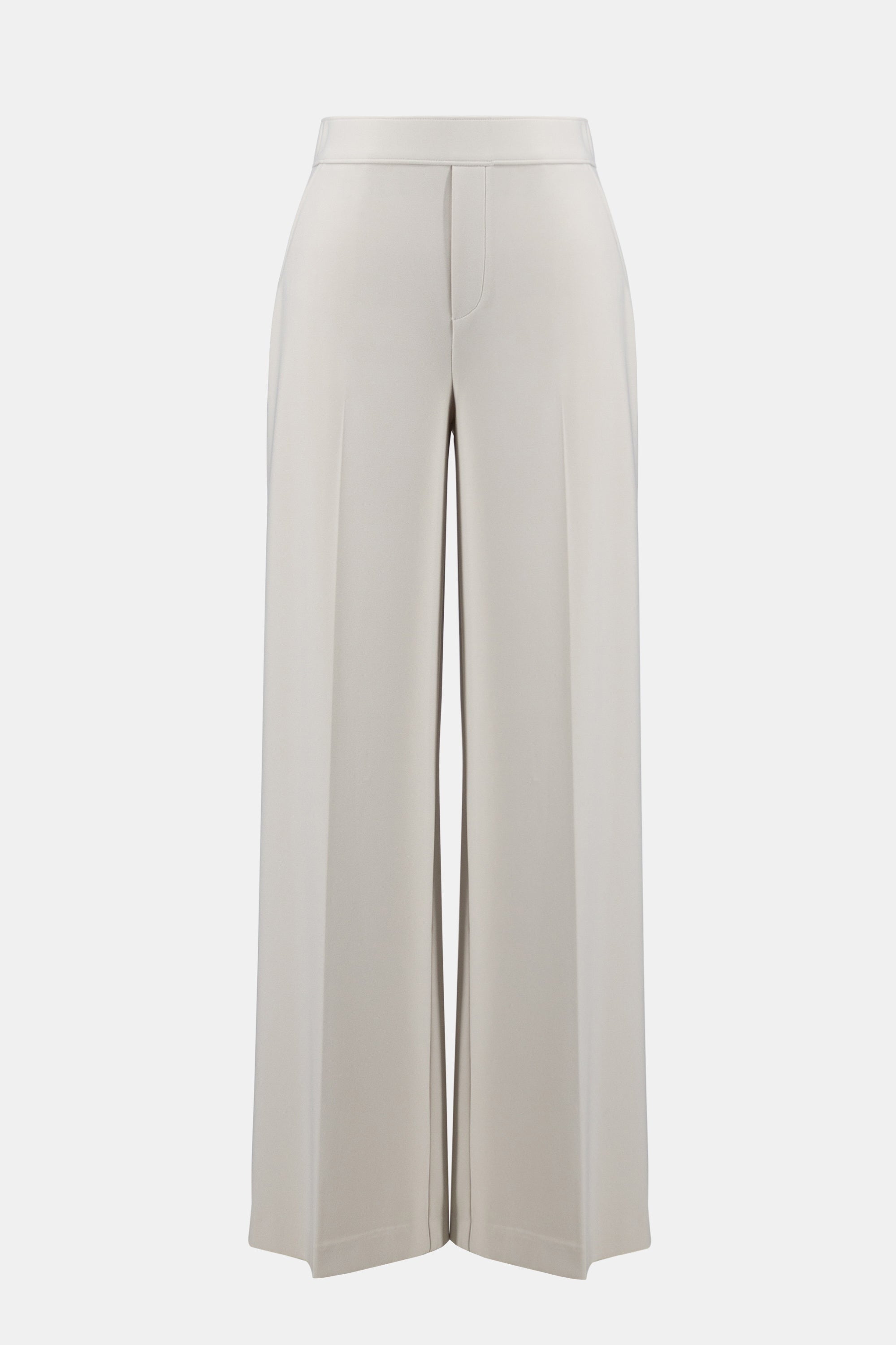 Silky Knit Wide Leg Pull-On Pants in Moonstone 261130