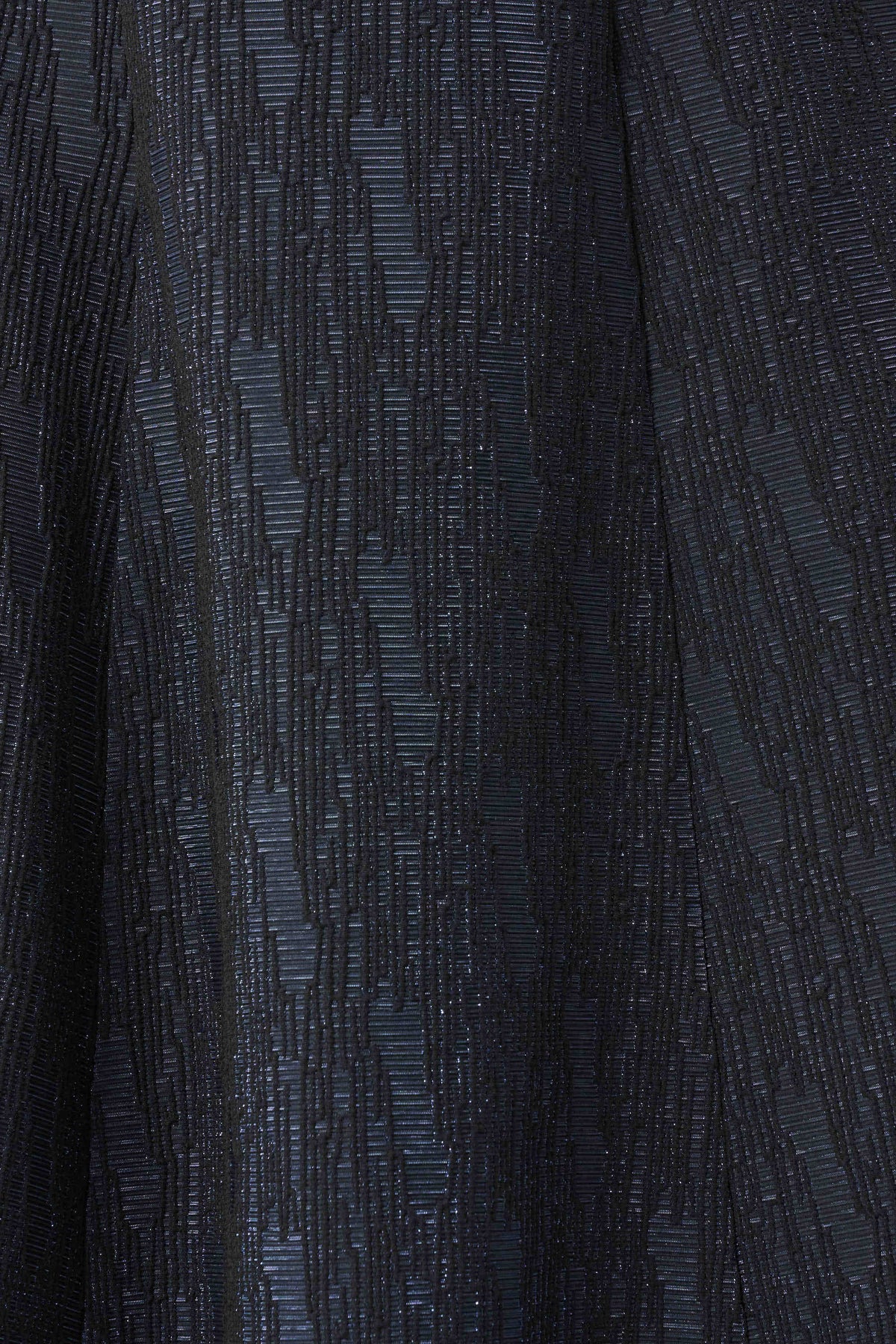 | Foil-Textured Jacquard Off-Shoulder Fit and Flare Dress 263742