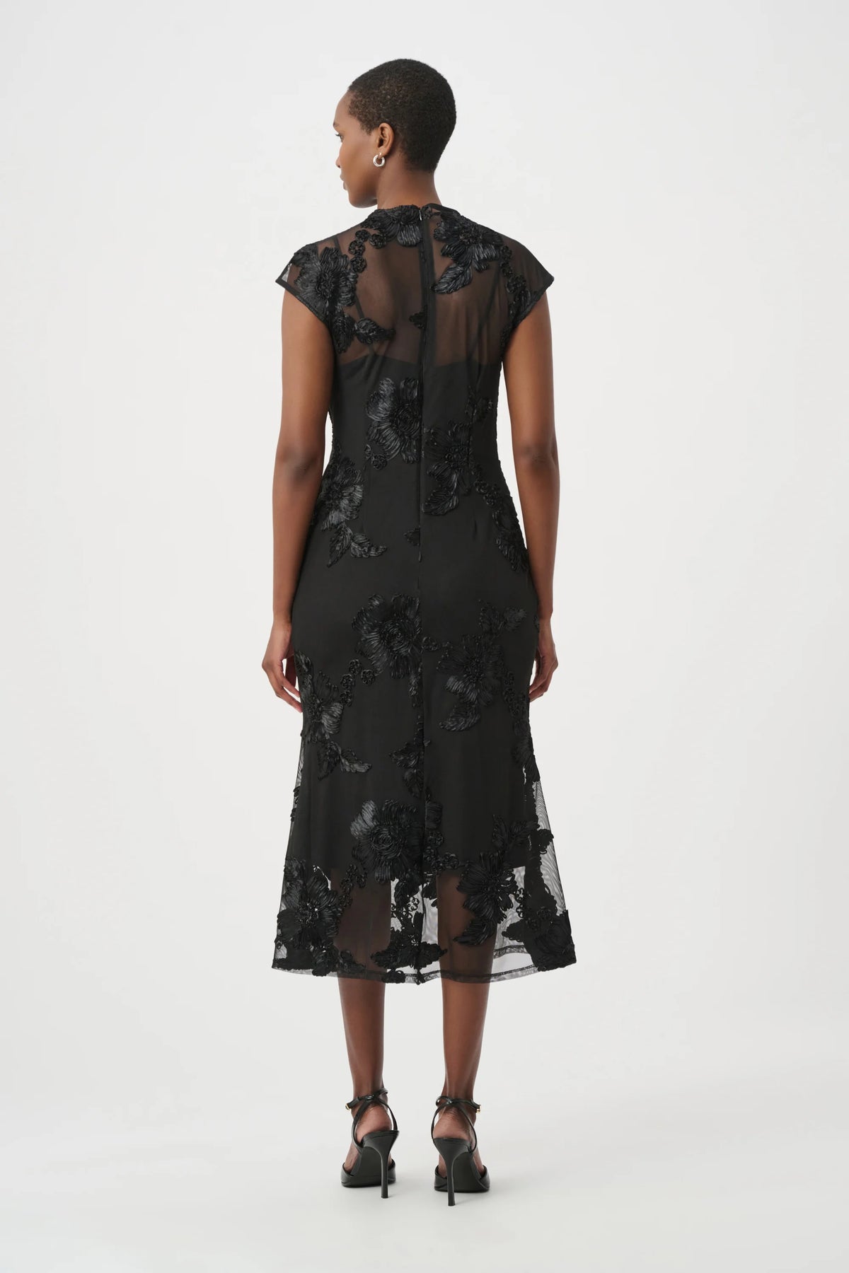 Embellished Trumpet Dress 264143