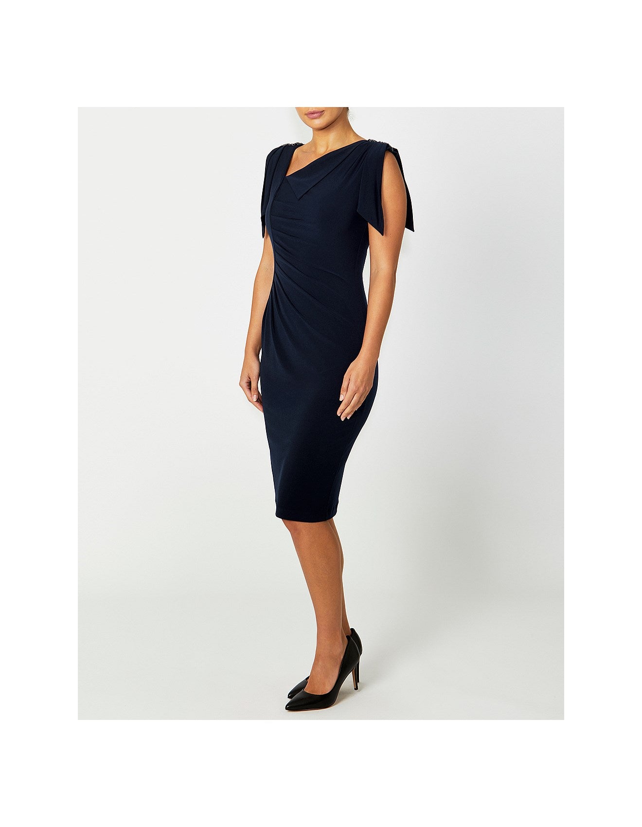Navy Jersey Dress