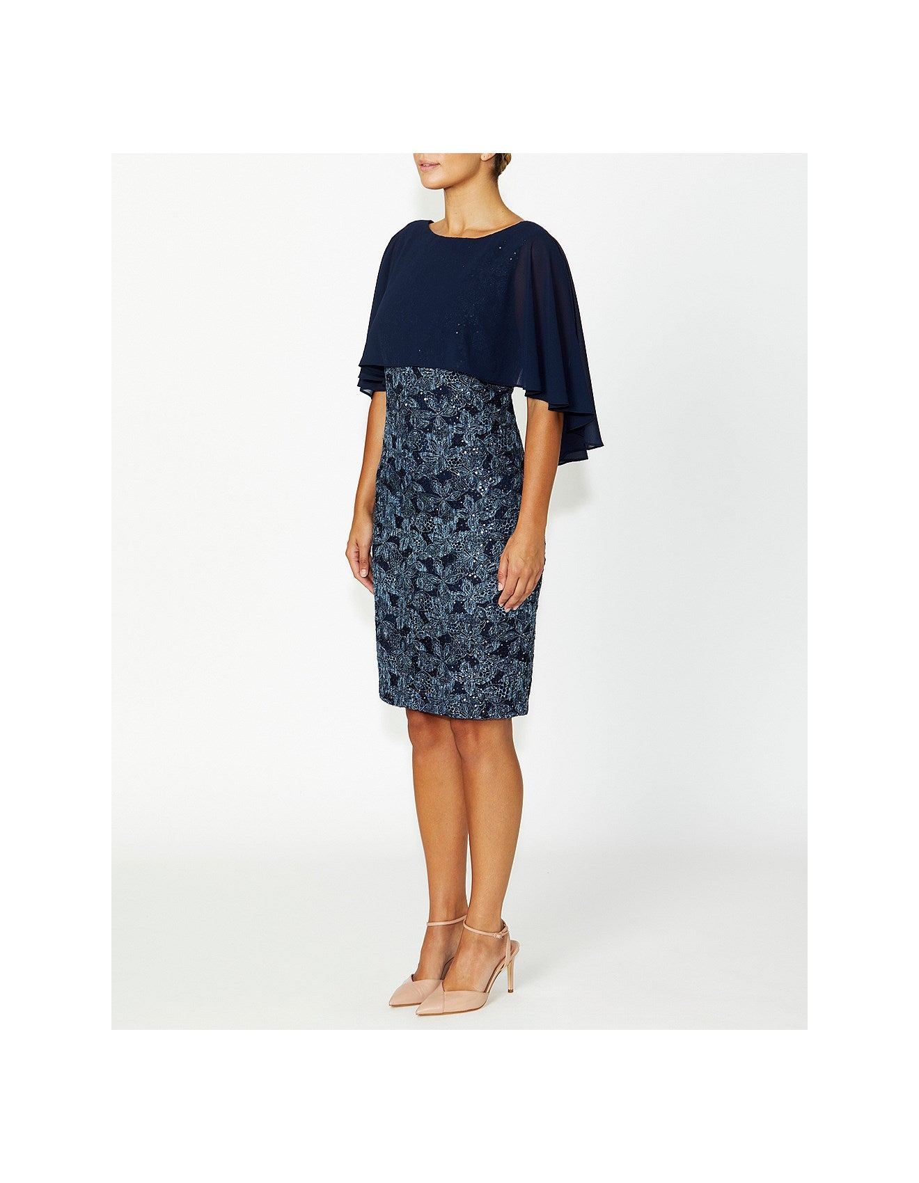 Navy Sequin Dress