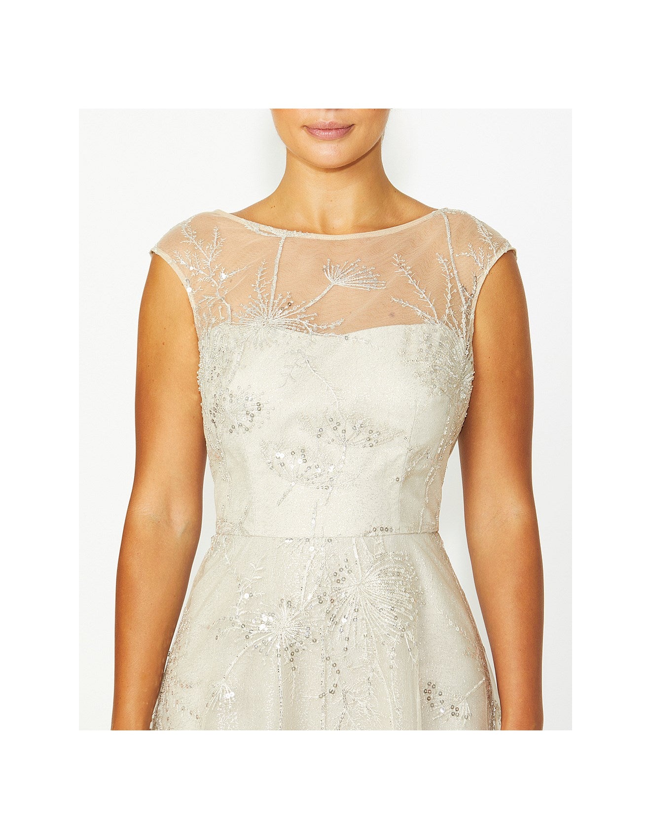 Gold Lace Dress