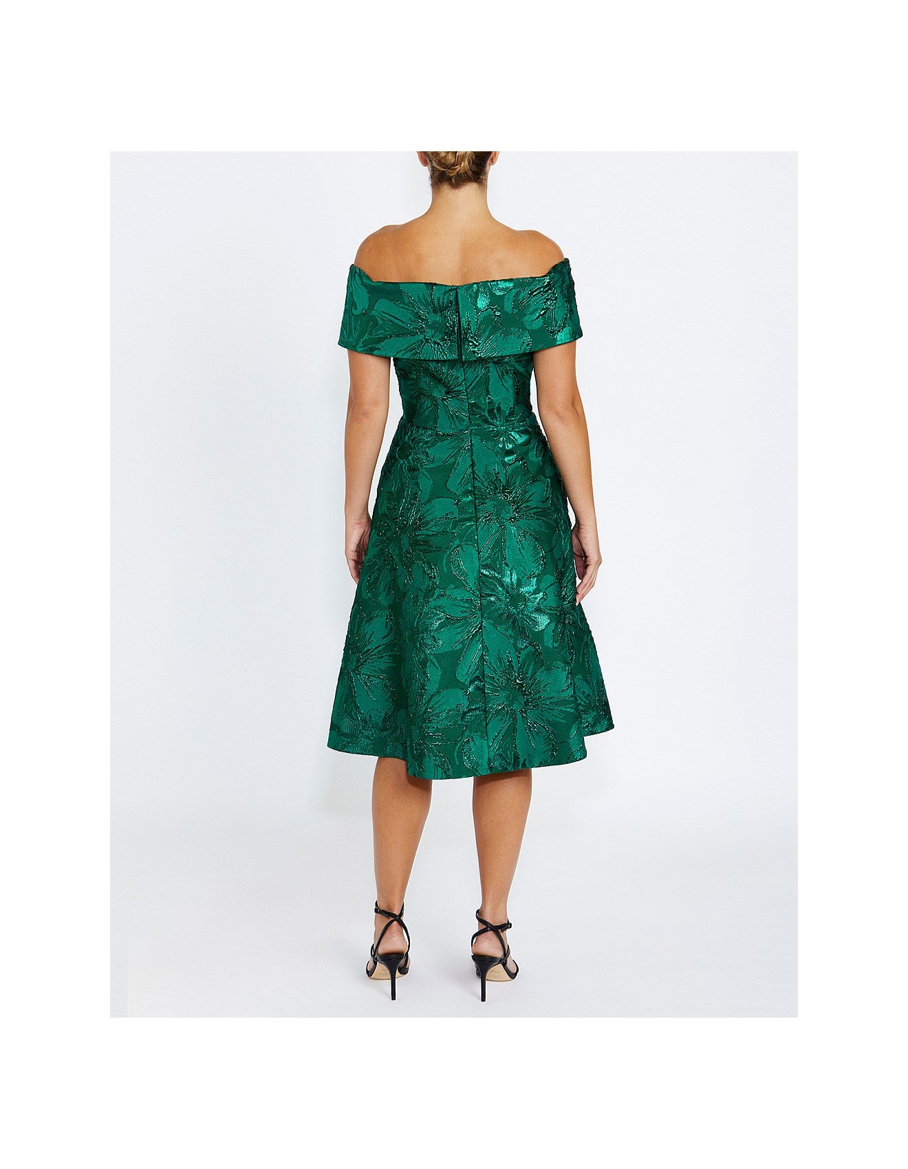Jade Jacquard Dress