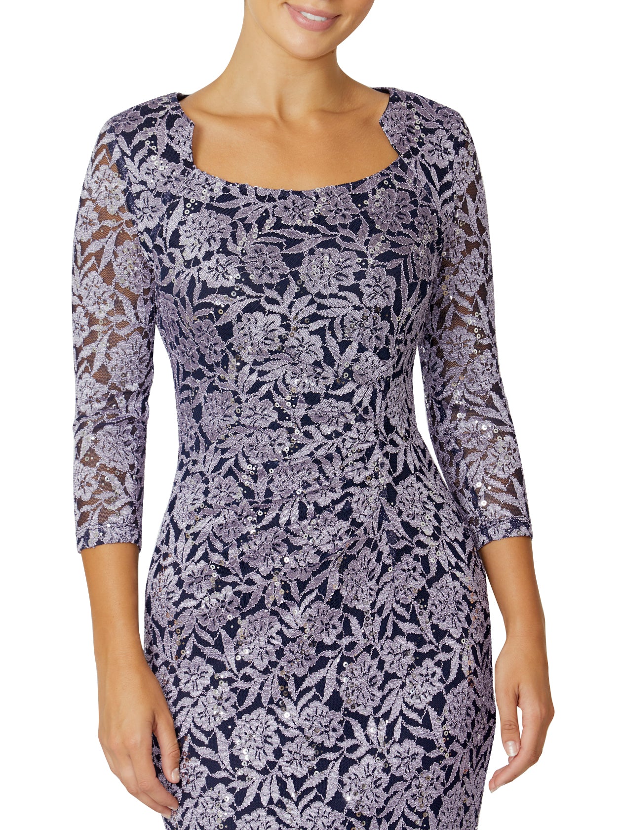 Stretch Lace & Sequin Dress