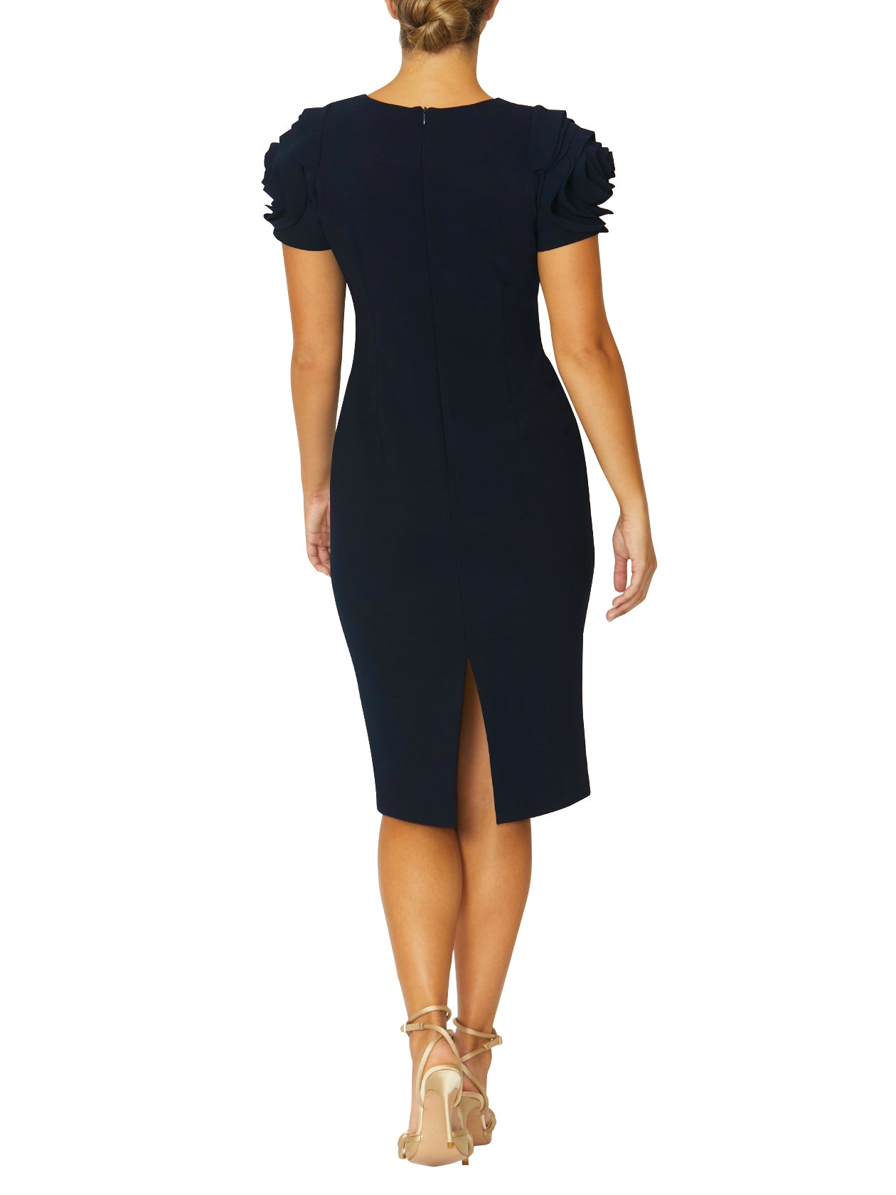 Navy Stetch Scuba Dress