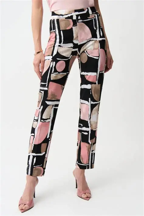 Slim High-waisted Trousers Style 261309
