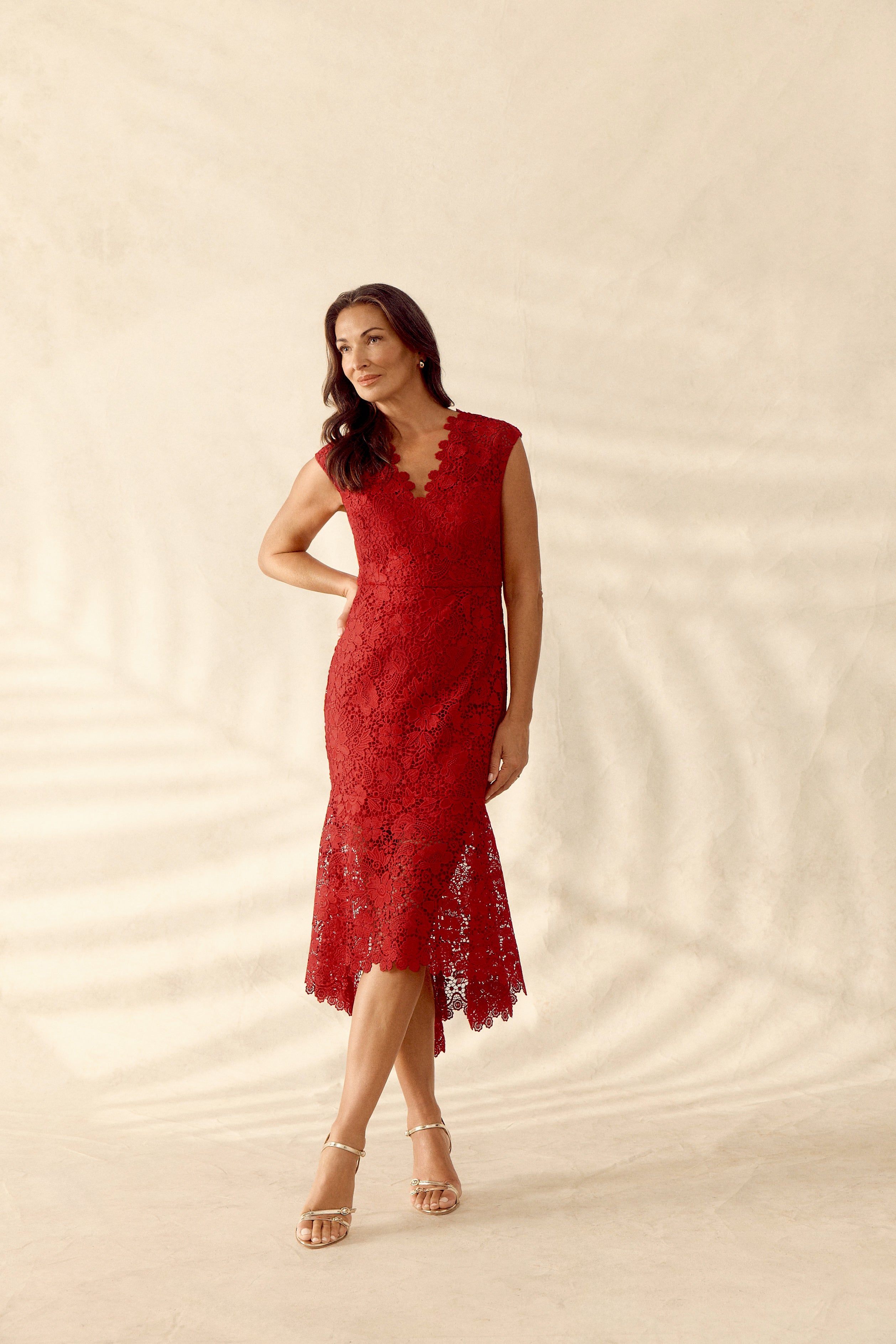 Red Lace Dress