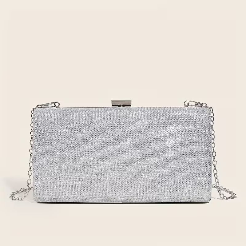 Silver Clutch Bag