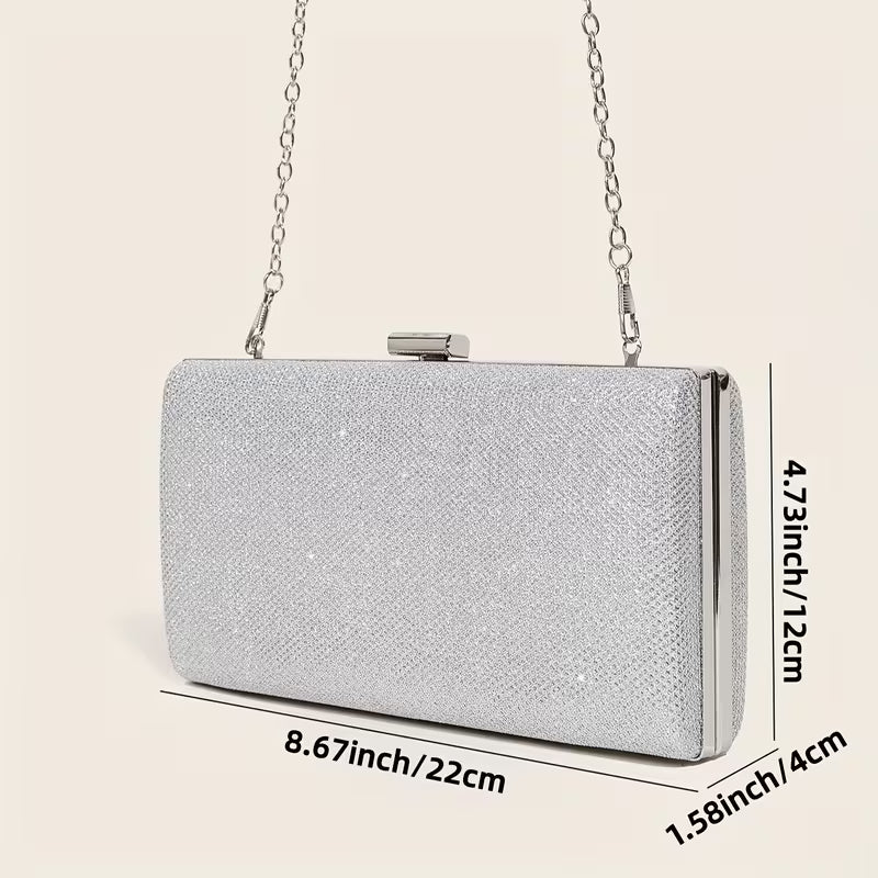 Silver Clutch Bag