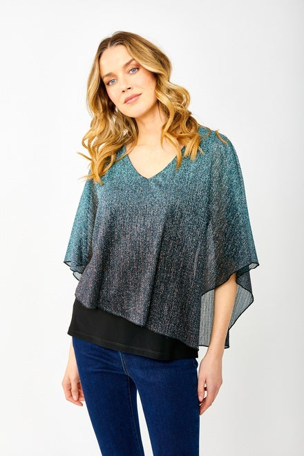 Metallic Knit Pullover Sweater Style 249213