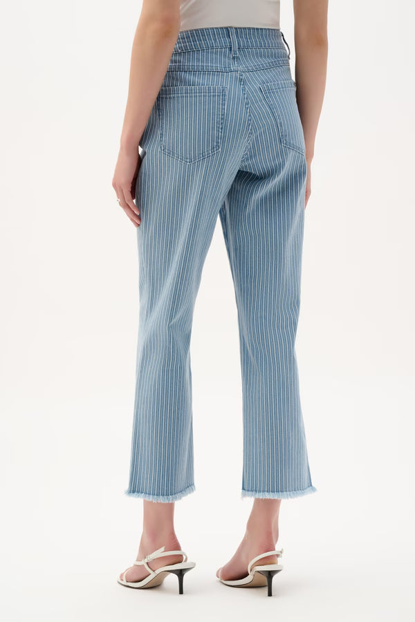 Flare Jeans With Stripes Style 262934