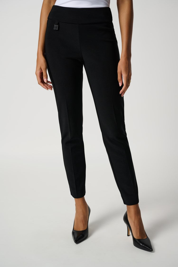 Classic Tailored Slim Pant In Black 144092 - After Hours Boutique