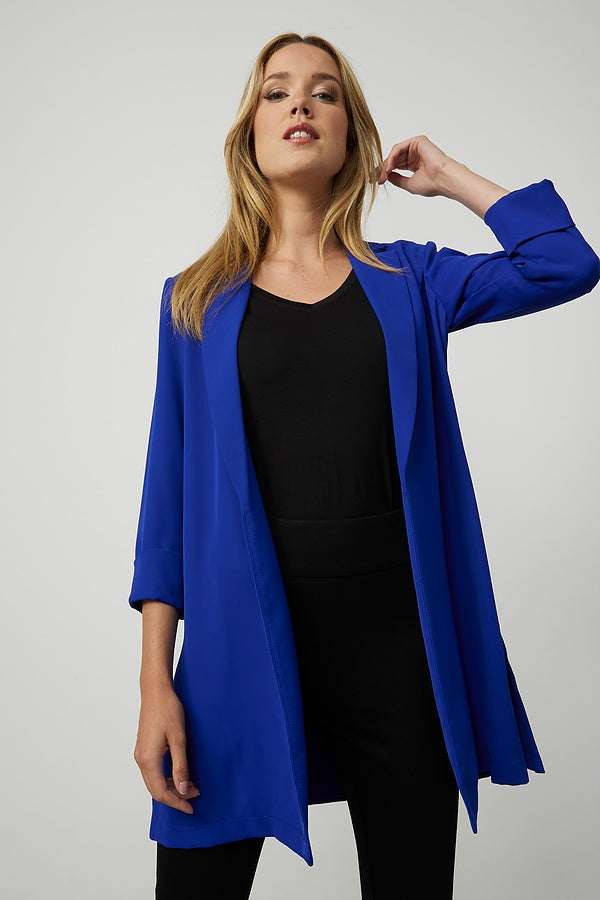 Classic Long Blazer in Royal Sapphire 211361 - After Hours Boutique