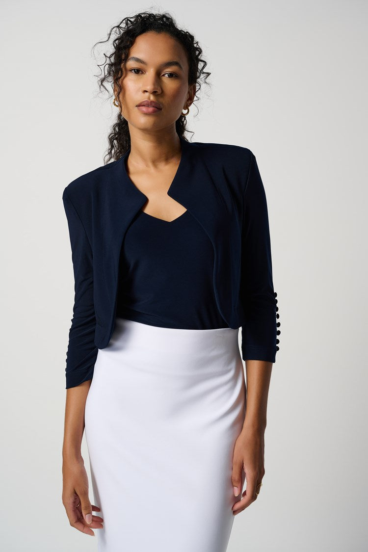 Classic Bolero Navy 213707 - After Hours Boutique