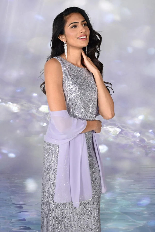 Glamour Shawl with Diamante Trim 228164 - After Hours Boutique