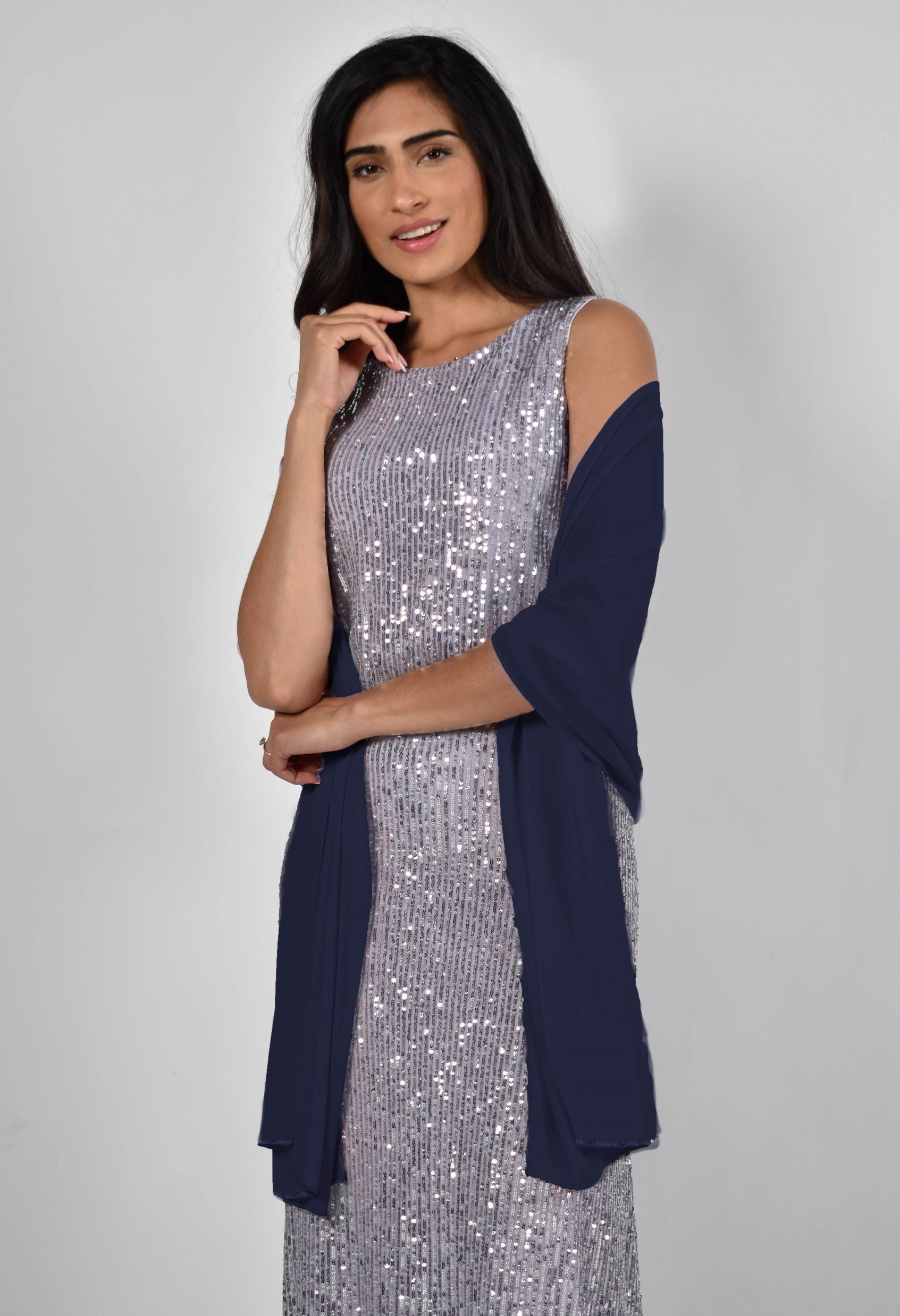 Glamour Shawl with Diamante Trim 228164 - After Hours Boutique