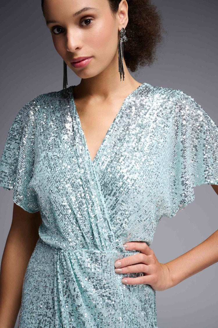 Novelty Wrap Sheath Dress 231760 - After Hours Boutique