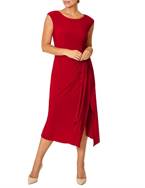 Savanah Red Jersey Dress WJ17438