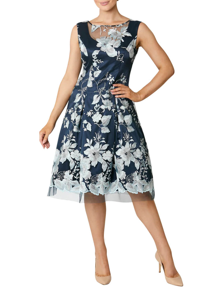 Navy Skyline Dress GP14504 - After Hours Boutique