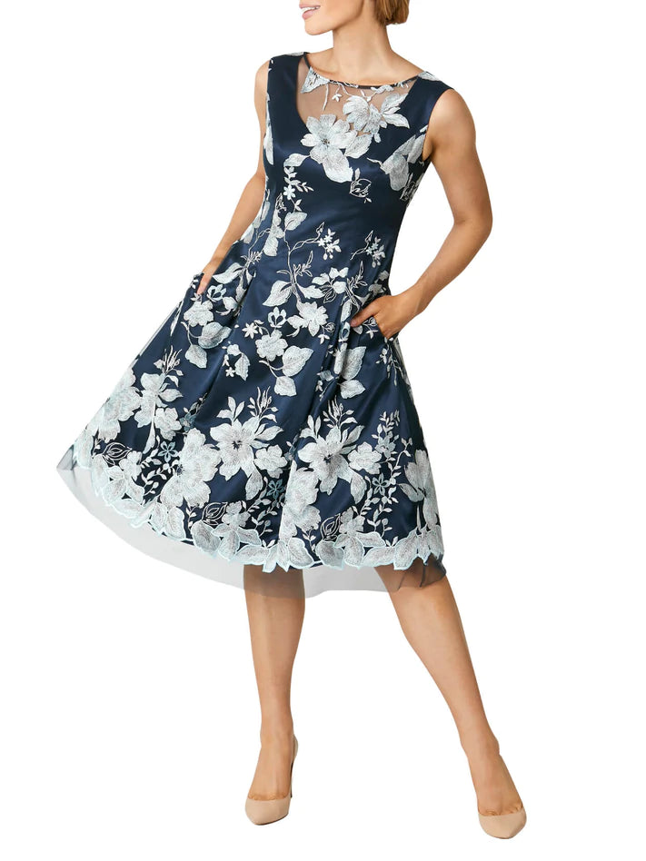 Navy Skyline Dress GP14504 - After Hours Boutique