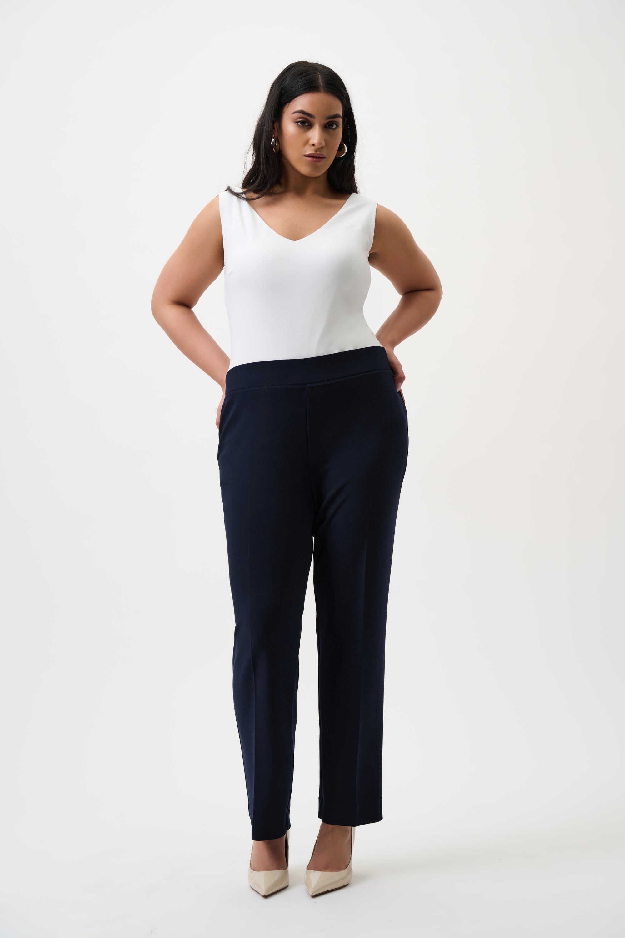 Classic Straight Pant In Midnight Blue 143105