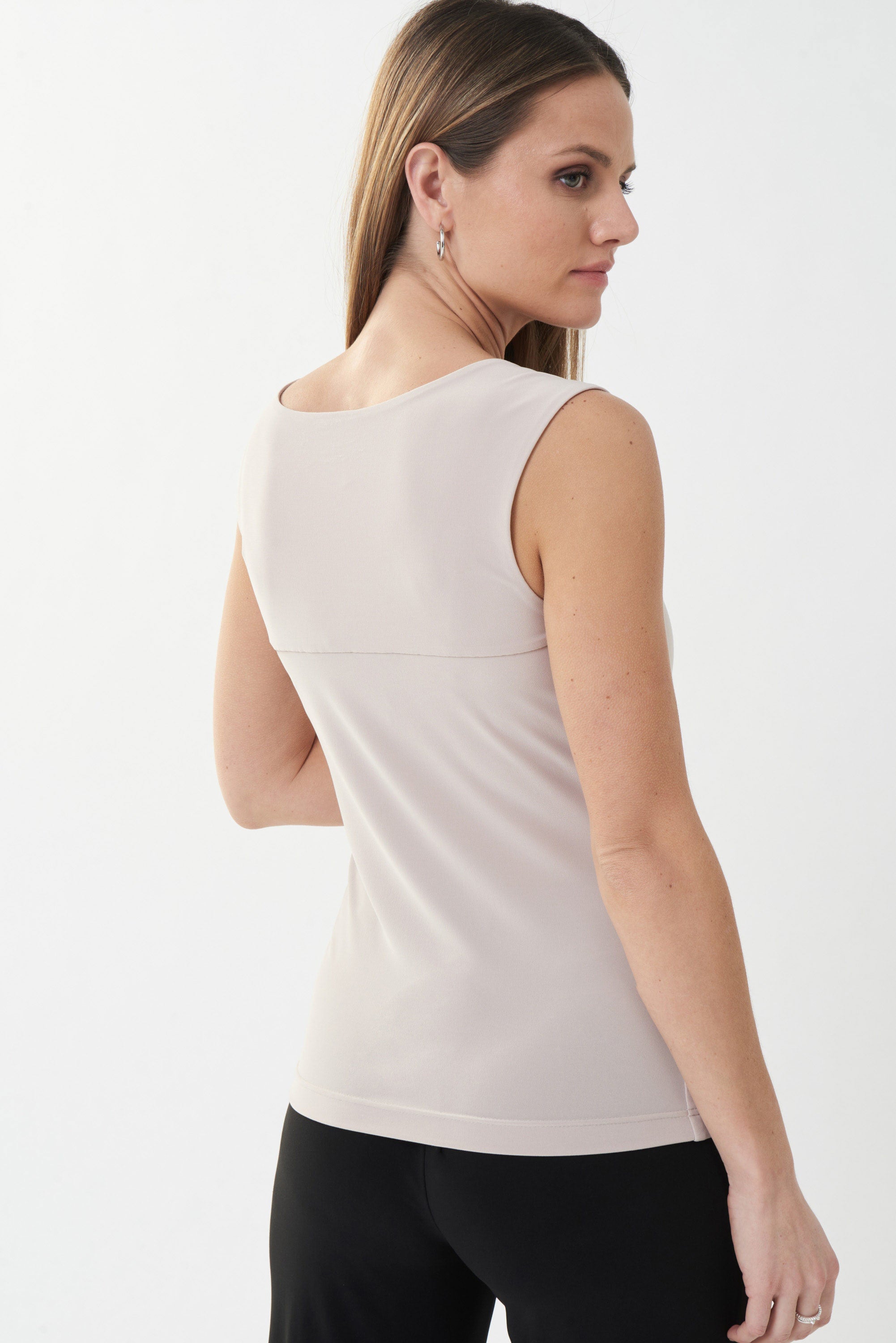 Classic Square Neck Cami in Sand 143132S26