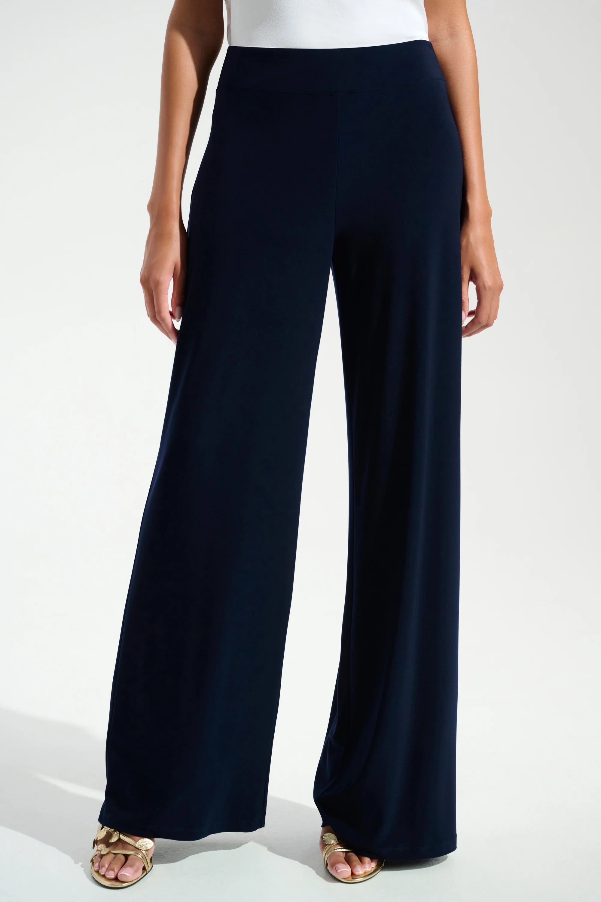 Wide Leg Pants in Navy 221340S26