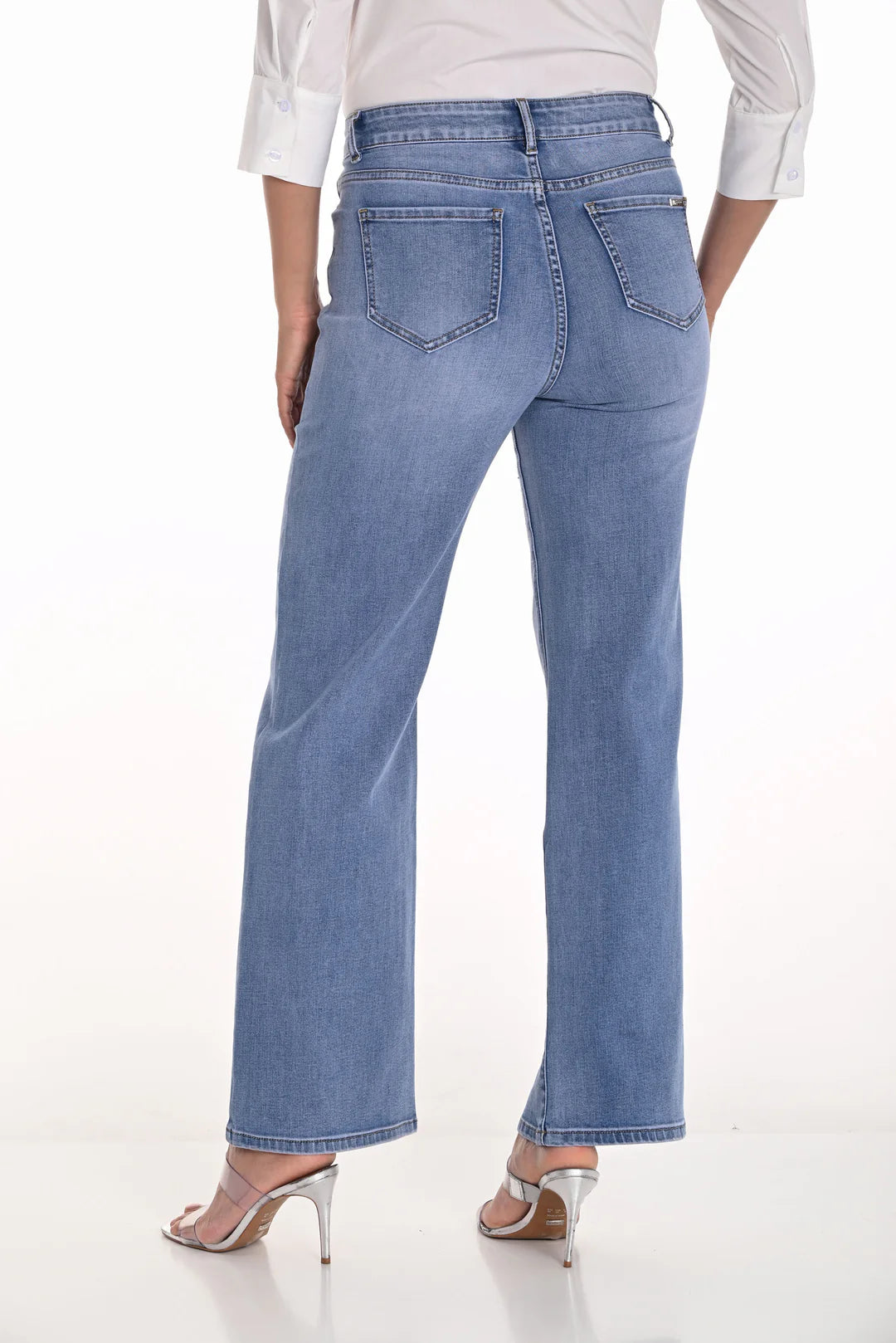 High-waisted Jewel Embellished Jeans Style 251501