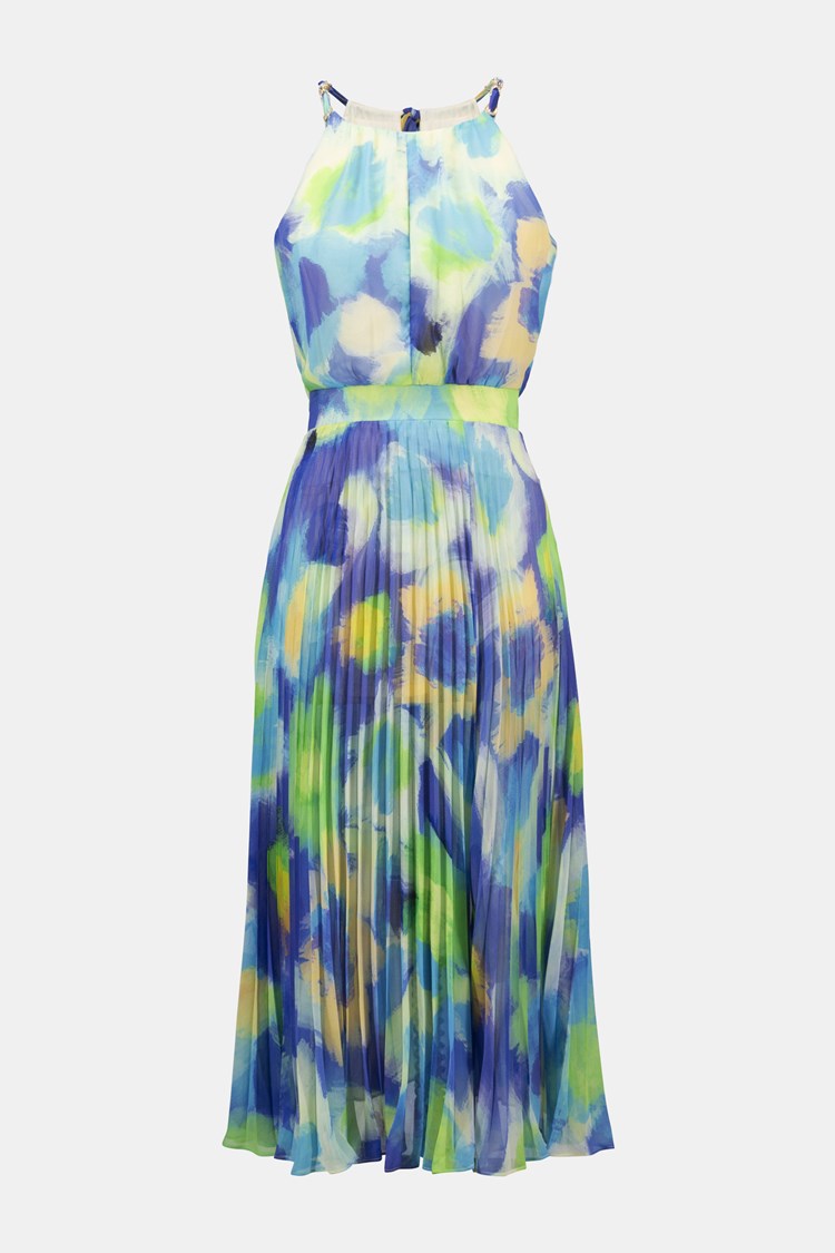 Signature | Chiffon Abstract Print Fit and Flare Dress 252711