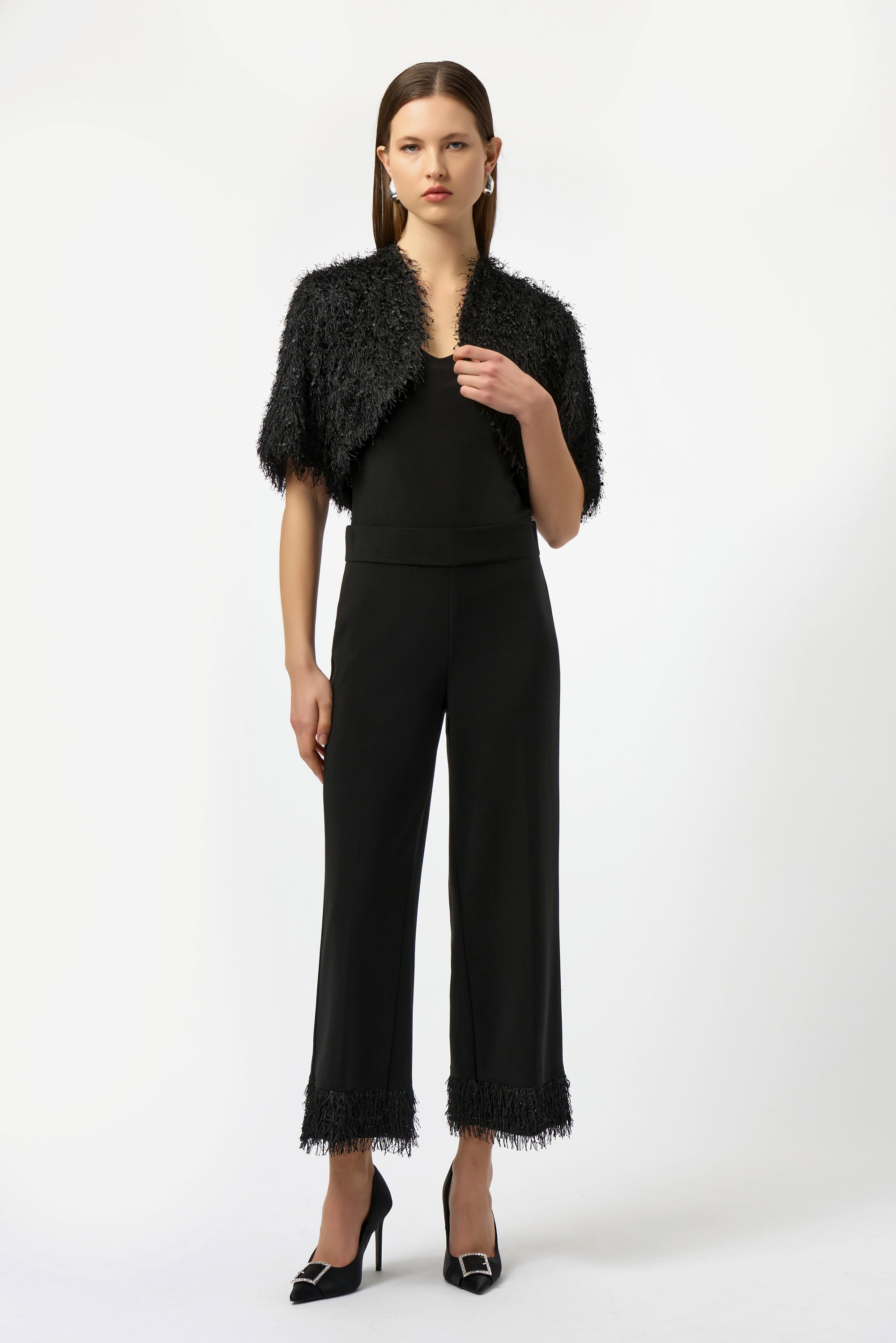 Novelty Fringe Straight Cover-Up 254019