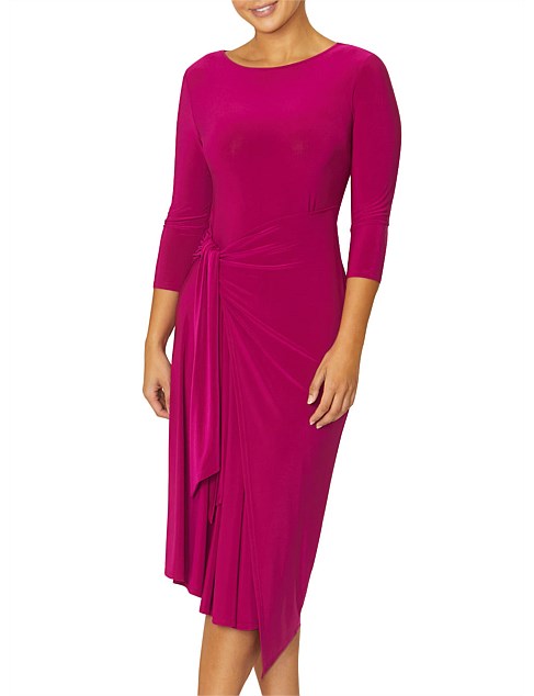 Fuchsia Stretch Jersey Dress SE17493