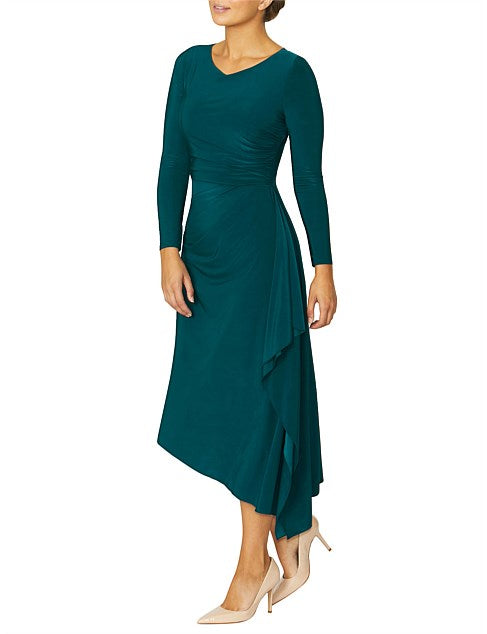 Forest Green Stretch Jersey Dress MT17482